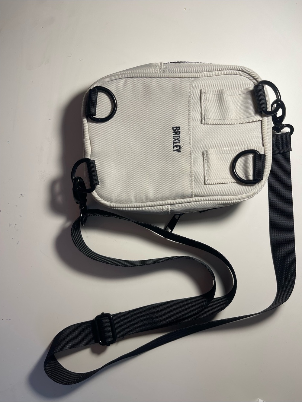 Brixley White Messenger Crossbody Bag for Men